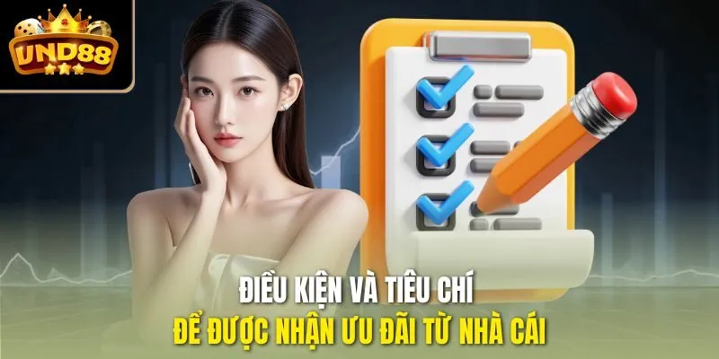 Điều kiện và tiêu chí để được nhận ưu đãi từ nhà cái