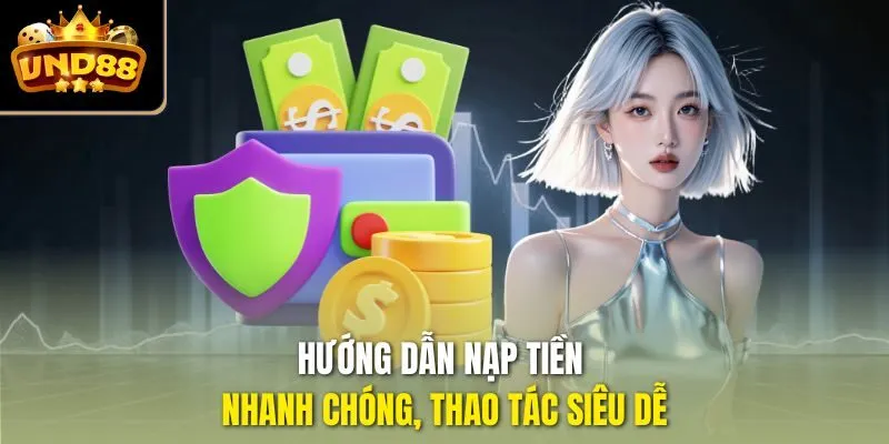 Hướng dẫn nạp tiền nhanh chóng, thao tác siêu dễ