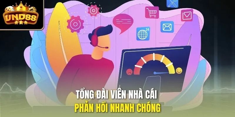Tổng đài viên nhà cái phản hồi nhanh chóng