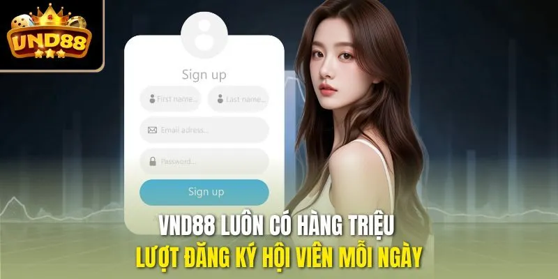 VND88 luôn có hàng triệu lượt đăng ký hội viên mỗi ngày