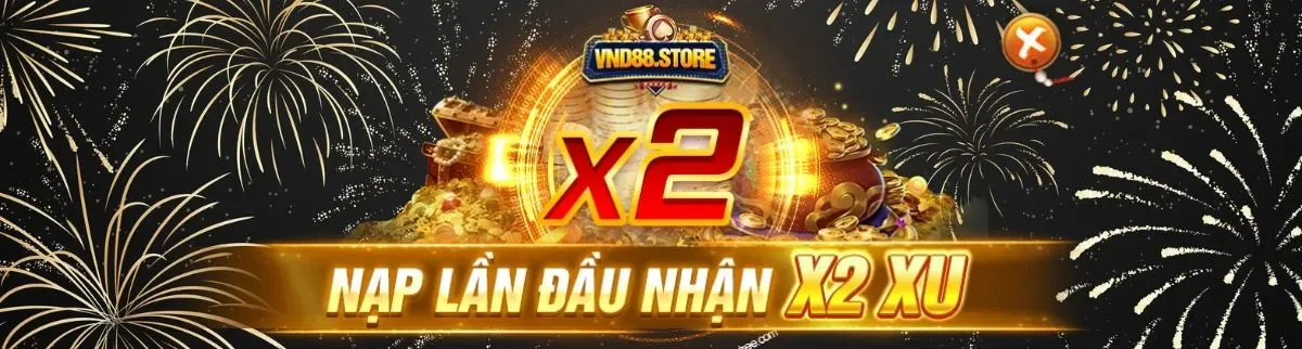Nạp đầu VND88 nhận x2 xu