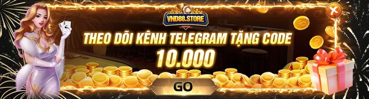 theo dõi kênh telegram vnd88 có cơ hội nhận code lên tới 10 triệu đồng